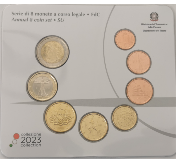 Italien Euro set BU 2023