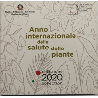 Italien 2020 - Euro Set BU + Silber - „Jahr der Pflanzengesundheit“  
