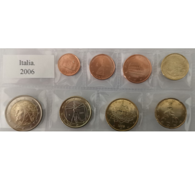 Italien euro set UNC 2006