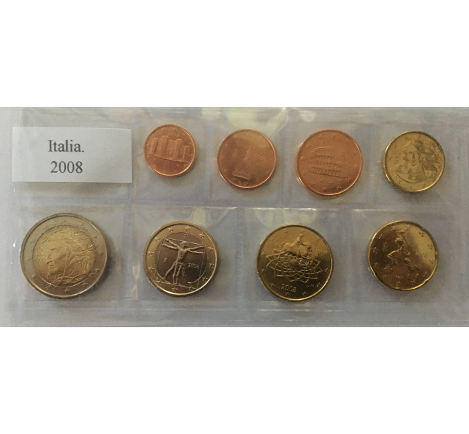 Italien euro set UNC 2008