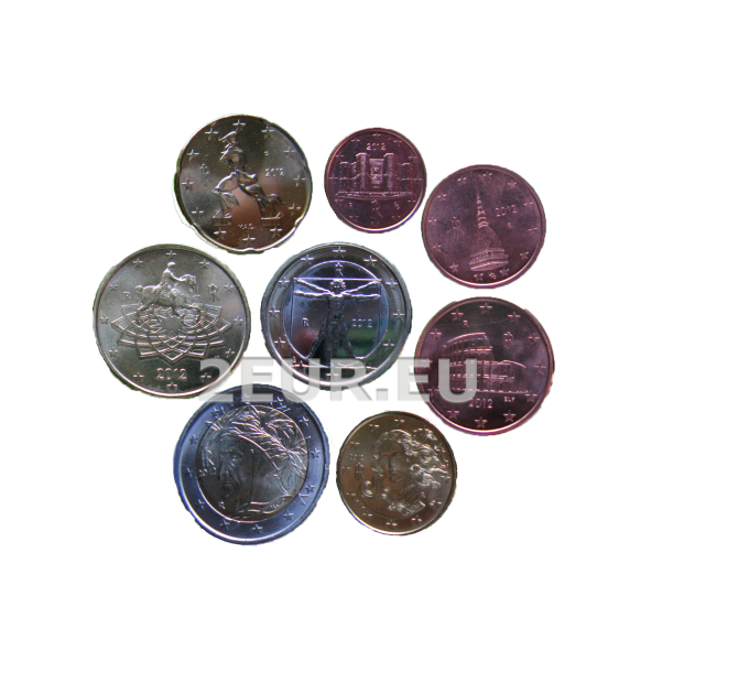 Italien euro set UNC 2012
