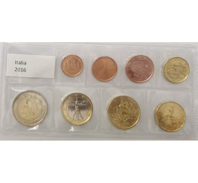 Italien euro set UNC 2016