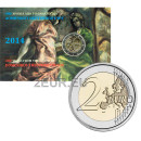 2 EURO GEDENKMÜNZEN IN KARTE