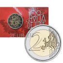 2 EURO GEDENKMÜNZEN IN KARTE