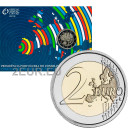 2 EURO GEDENKMÜNZEN IN KARTE