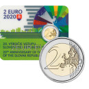 2 EURO GEDENKMÜNZEN IN KARTE