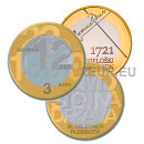 3 EURO UNC MÜNZEN