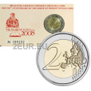 2 EURO GEDENKMÜNZEN IN KARTE