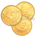 50 CENT UNC MÜNZEN